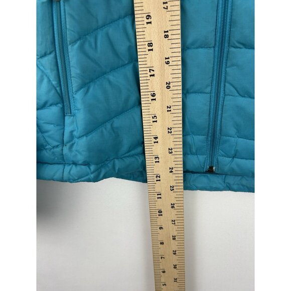 PATAGONIA Women’s Medium Down Puffer Jacket BlueFull Zip Lightweight Coat 8468F0 - Picture 4 of 16